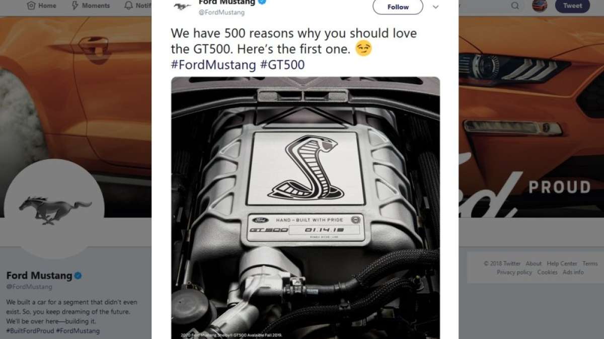 2020 Ford Mustang Shelby GT500 Supercharger