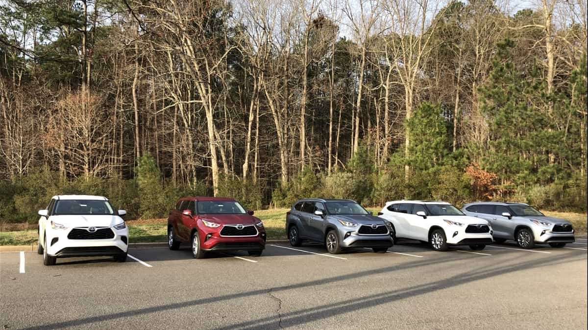 2020 Toyota Highlander Trim Levels L LE XLE Limited Platinum