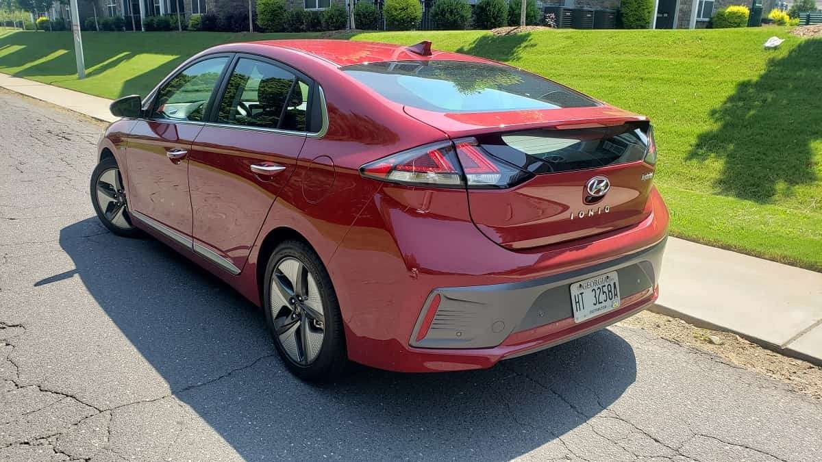 2020 Hyundai IONIQ HEV Limited rear side view