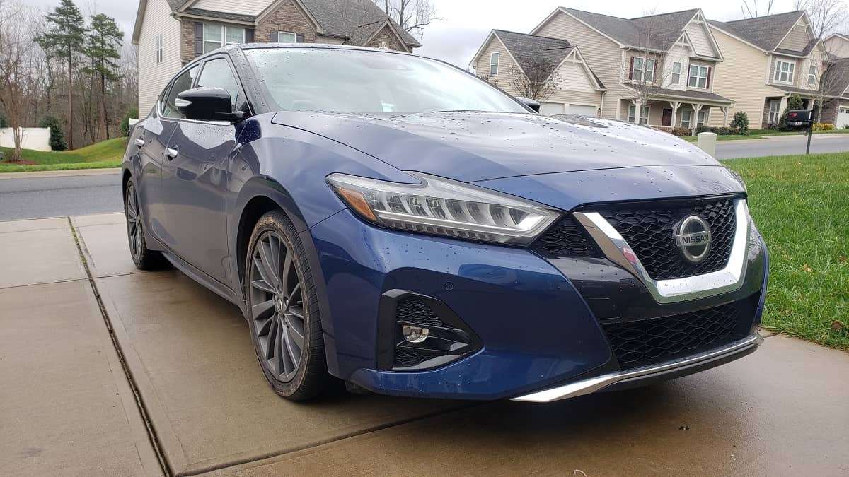 2020 Nissan Maxima Platinum Blue Color