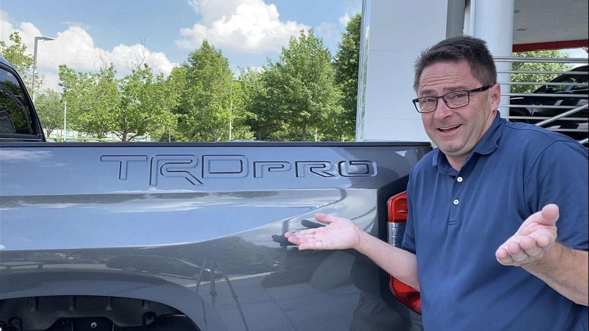 2020 Toyota Tundra TRD Pro Magnetic Gray Metallic back end