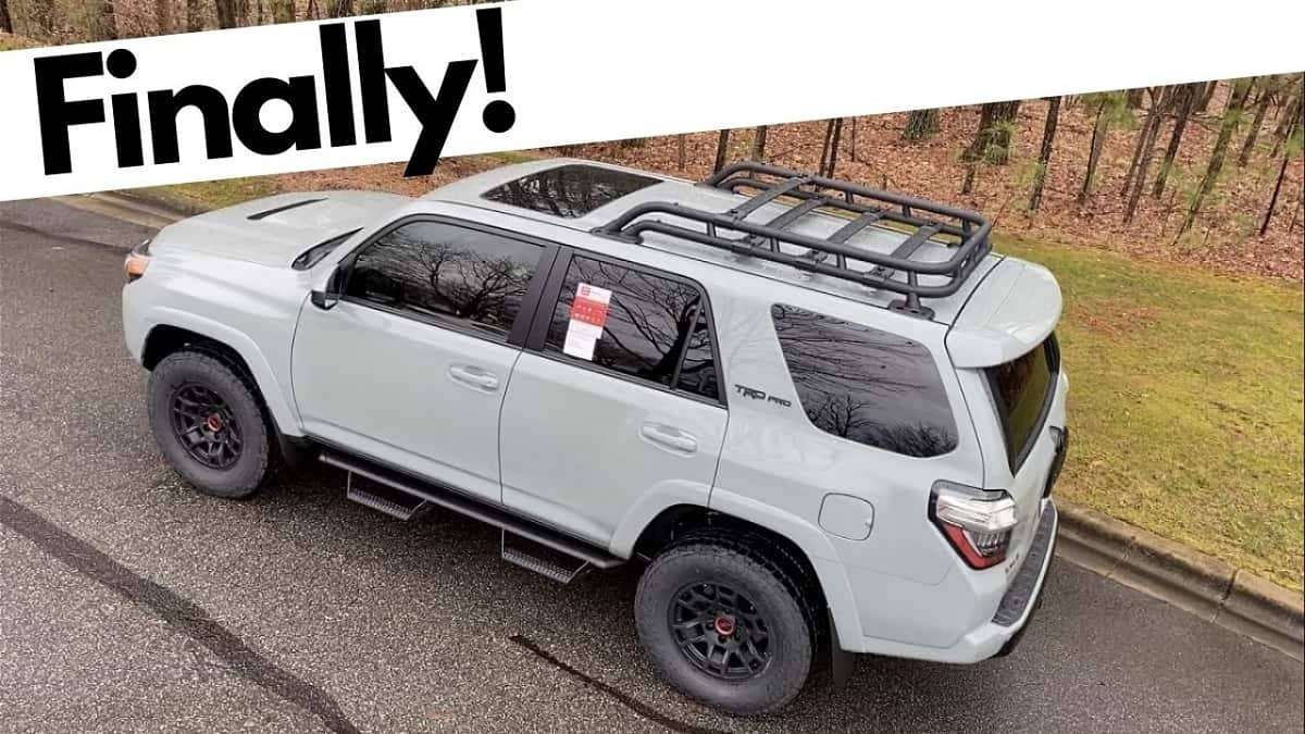 2021 Toyota 4Runner TRD Pro Lunar Rock profile view