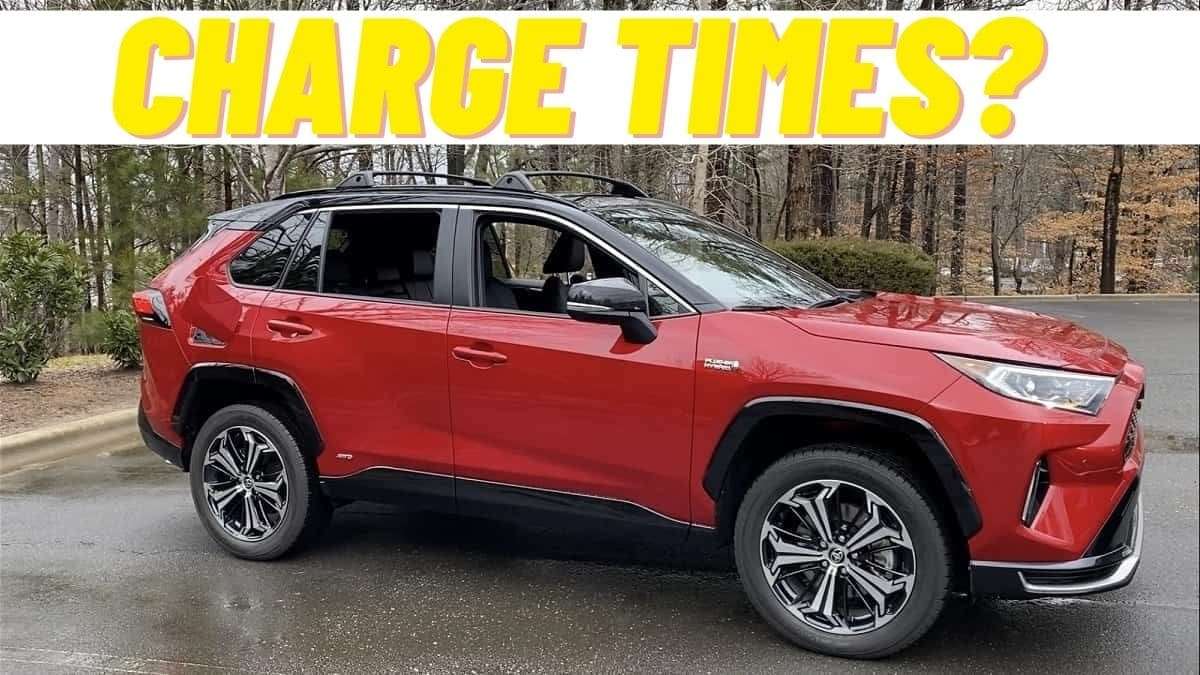 2021 Toyota RAV4 Prime XSE Premium Package Supersonic Red profile front end