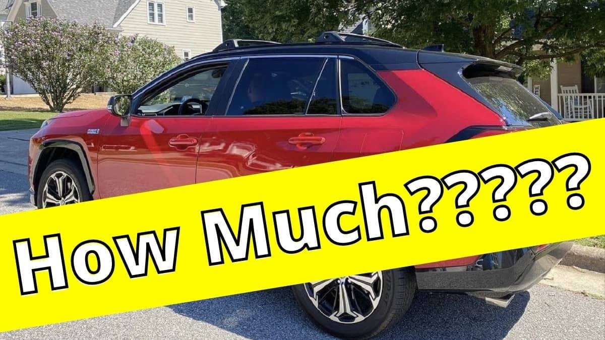 2021 Toyota RAV4 Prime XSE Supersonic Red profile view