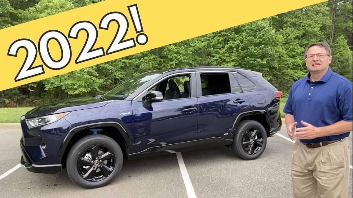 2021 Toyota RAV4 XSE Hybrid Blueprint profile view 2022 Toyota RAV4 Release Date