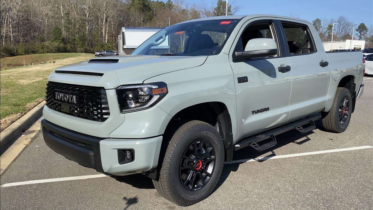 2021 Toyota Tundra TRD Pro Lunar Rock front end tow capacity