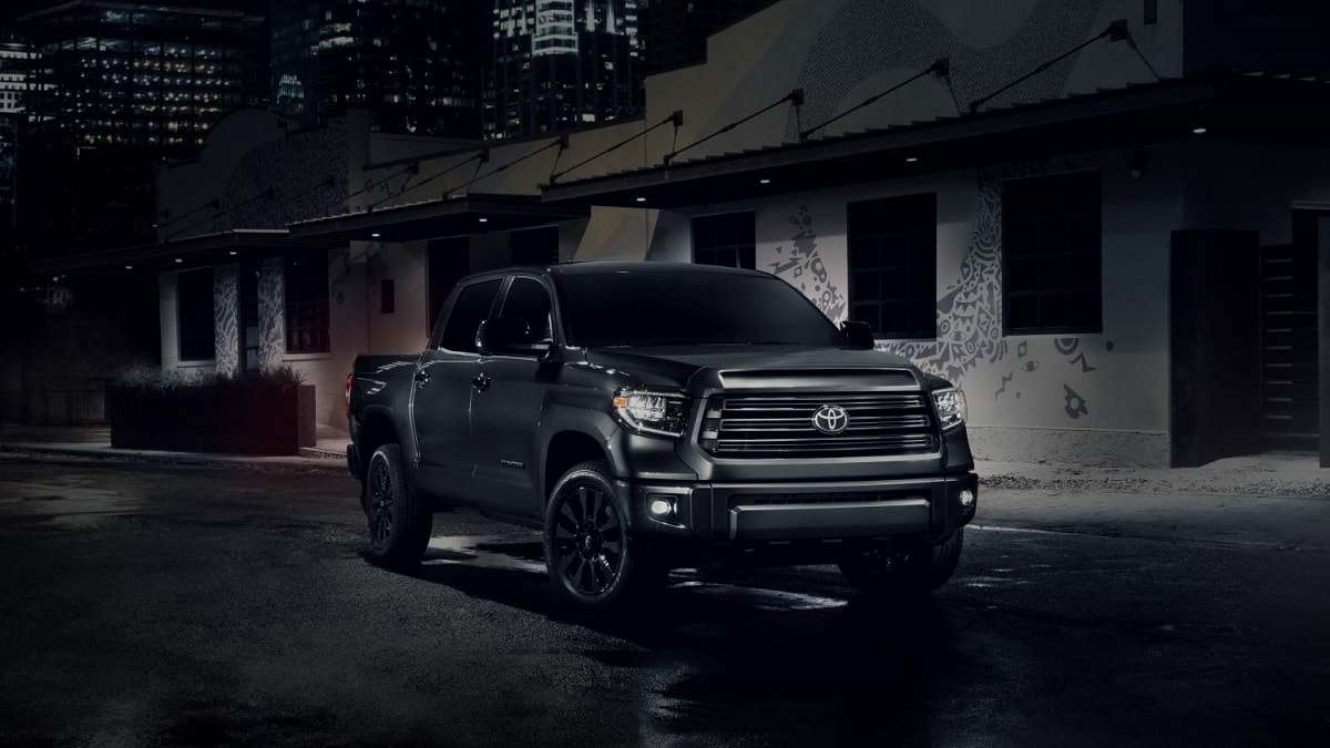 2021 Toyota Nightshade Magnetic Gray Front End and Profile view