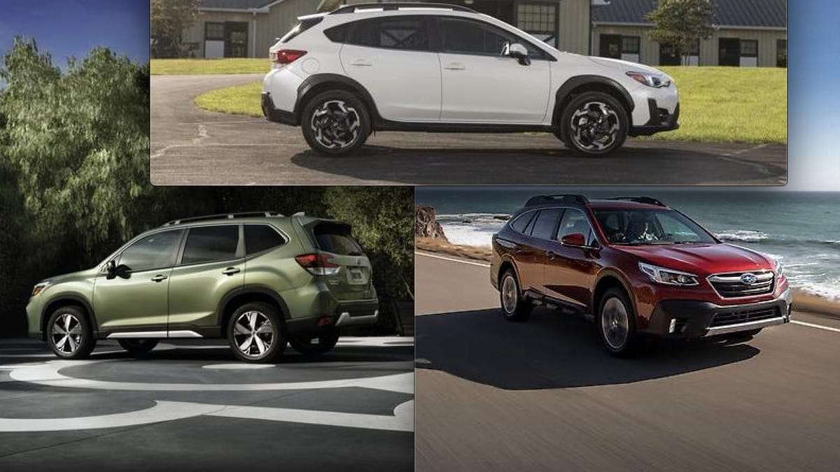 2022 Subaru Forester, 2022 Subaru Crosstrek, 2022 Subaru Outback