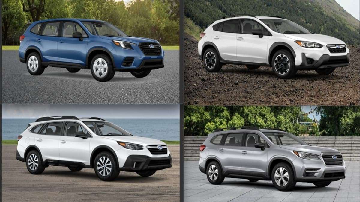 2022 Subaru Forester, 2022 Subaru Crosstrek, 2022 Subaru Outback