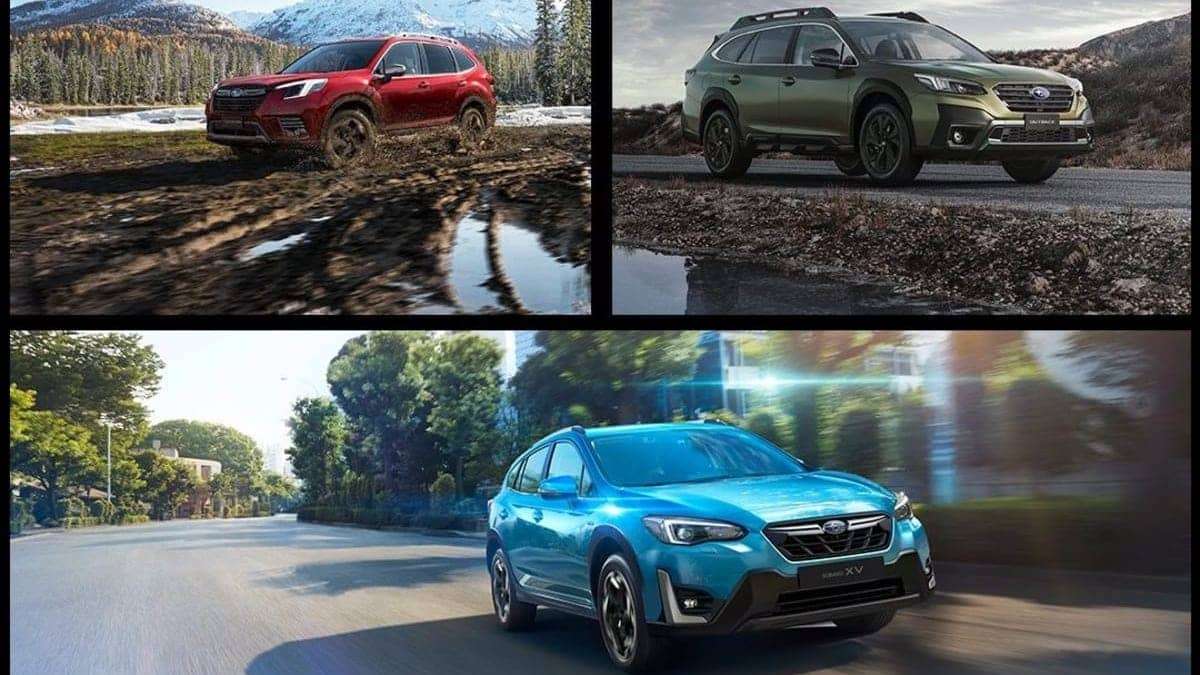 2022 Subaru Forester, 2022 Subaru Crosstrek, 2022 Subaru Outback