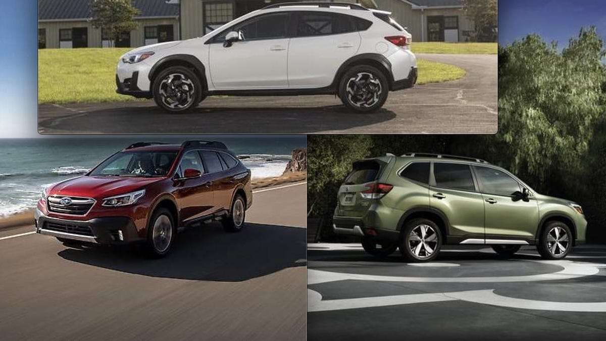 2022 Subaru Forester, 2022 Subaru Crosstrek, 2022 Subaru Outback