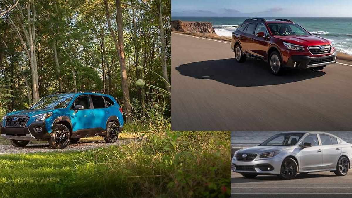 2022 Subaru Forester, 2022 Subaru Outback, 2022 Subaru Legacy