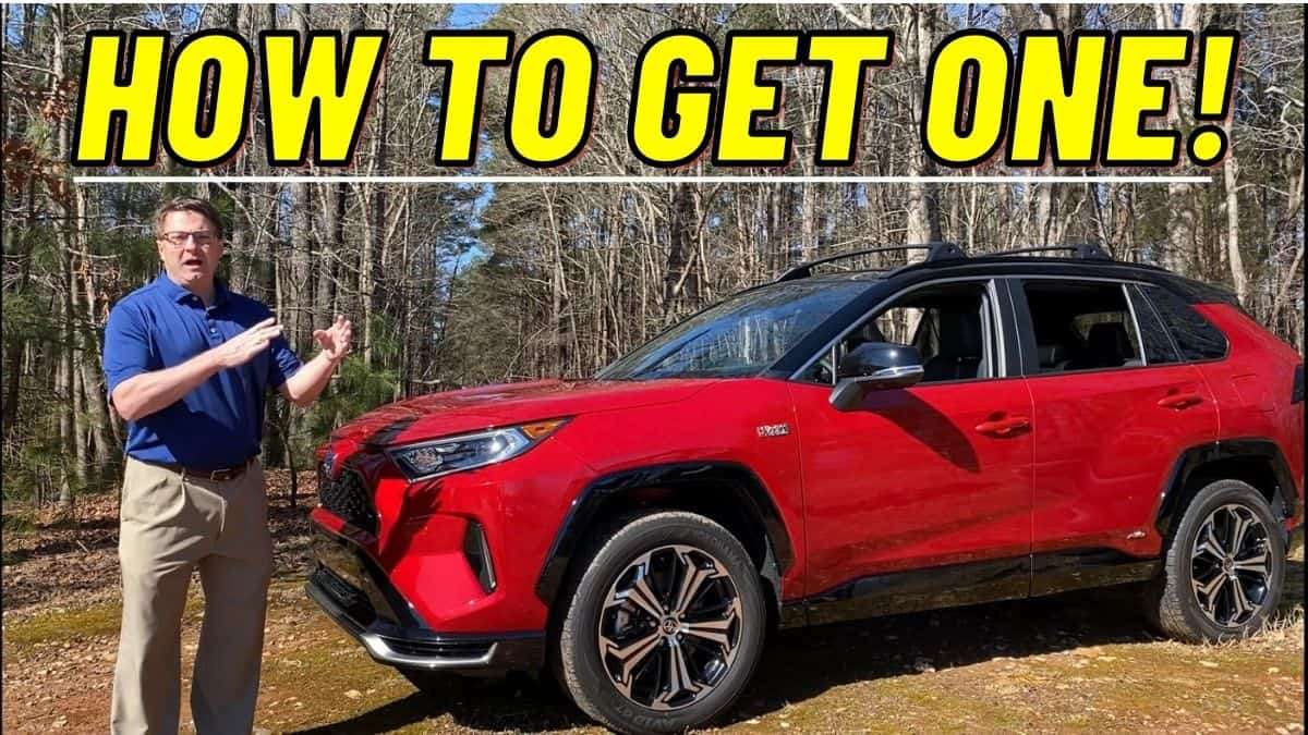 2022 Toyota RAV4 Prime Supersonic Red profile view