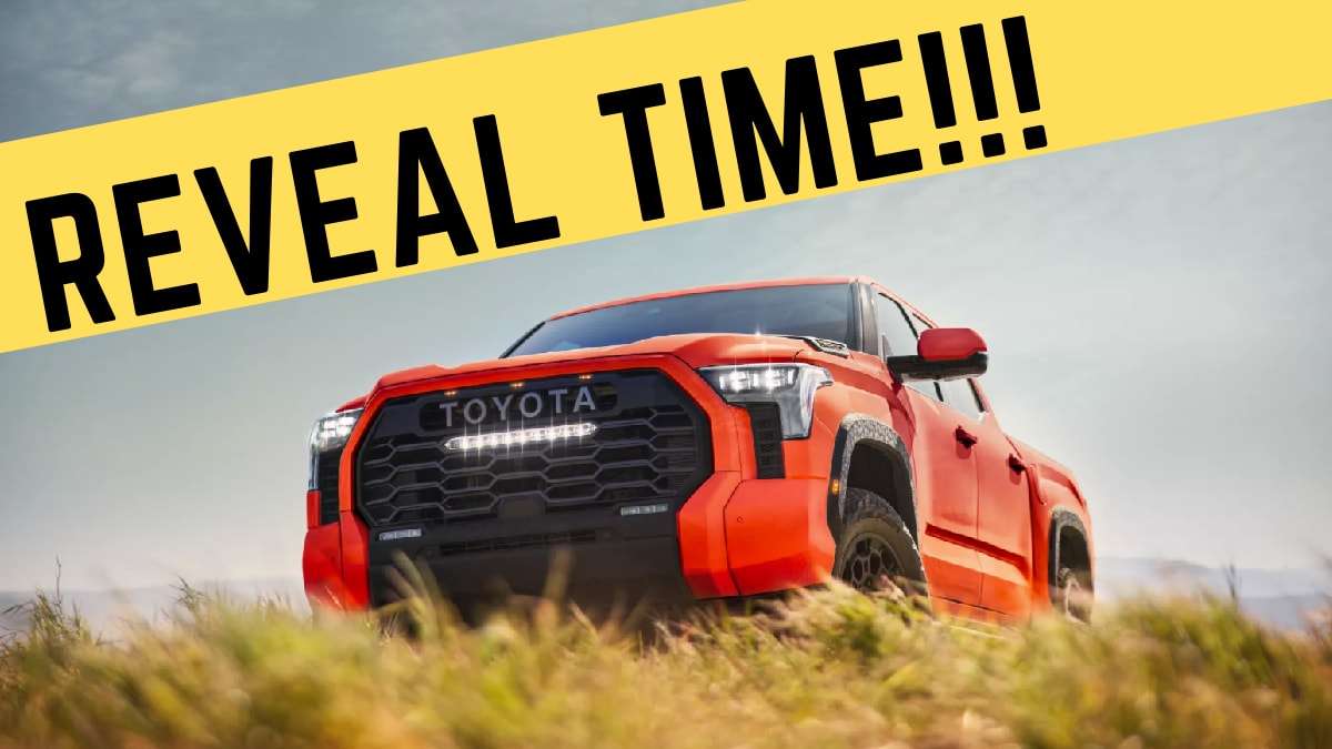 2022 Toyota Tundra TRD Pro Orange profile view front end