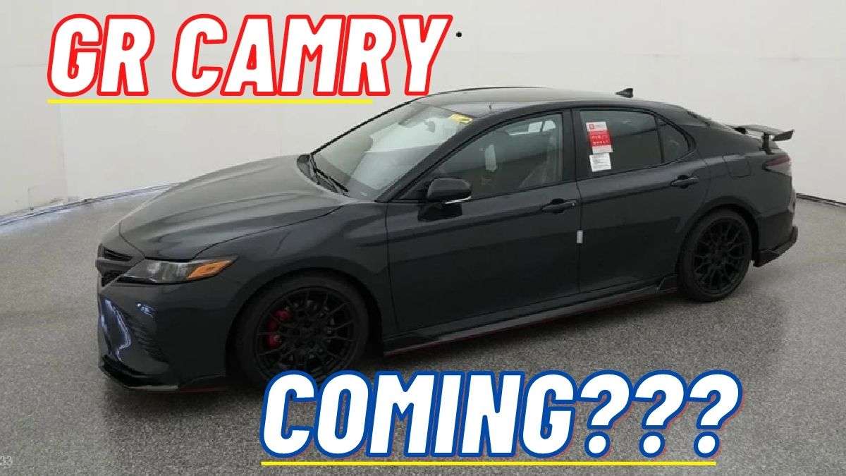 2023 Toyota Camry TRD Underground profile view front end GR Camry