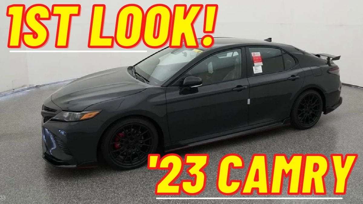 2023 Toyota Camry TRD Underground profile view front end