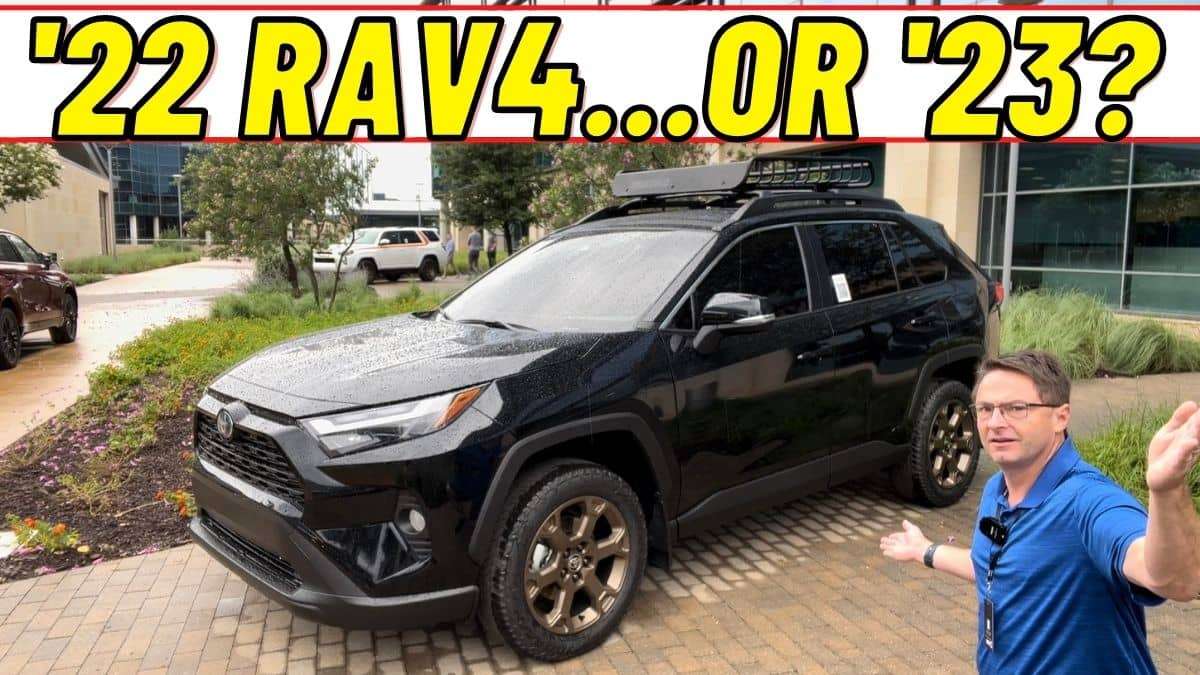 2023 Toyota RAV4 Hybrid Woodland Edition Midnight Black front end