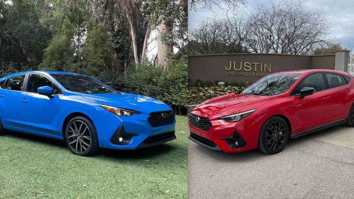 2024 Subaru Impreza Sport Vs. 2024 Impreza RS