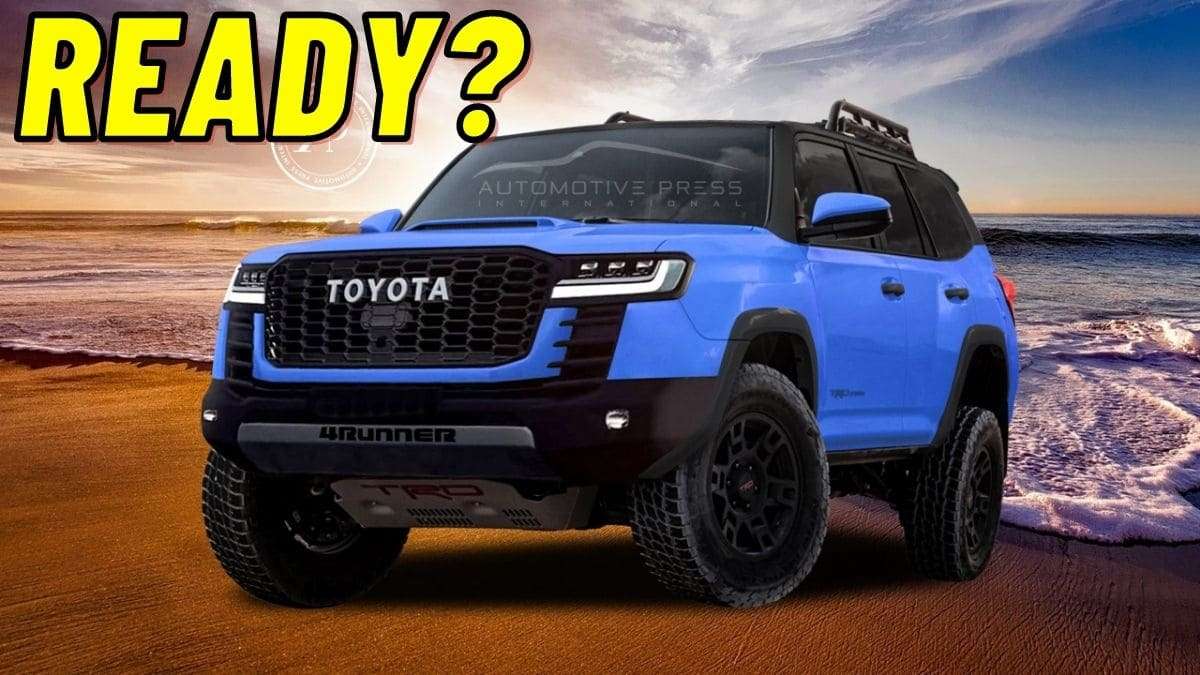 2024 Toyota 4Runner Blue front end profile view