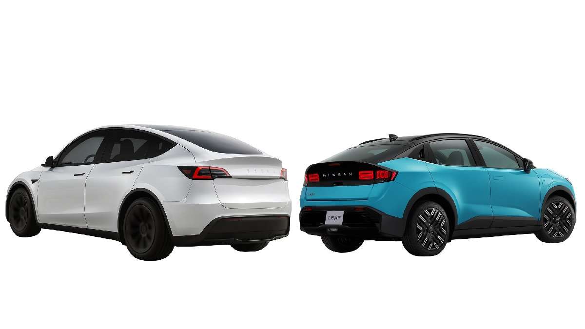 Separated at birth? Tesla Model Y and 2026 Nissan LEAF