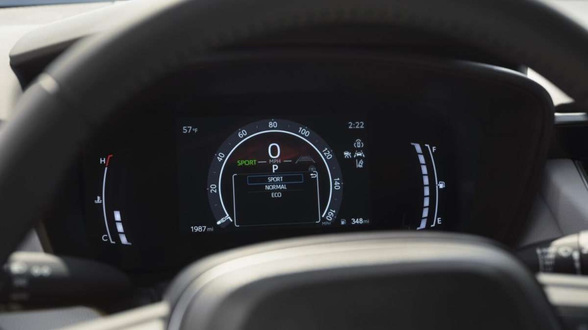 2025 Toyota Corolla instrument cluster