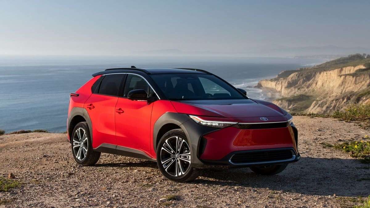 Red Toyota BZ