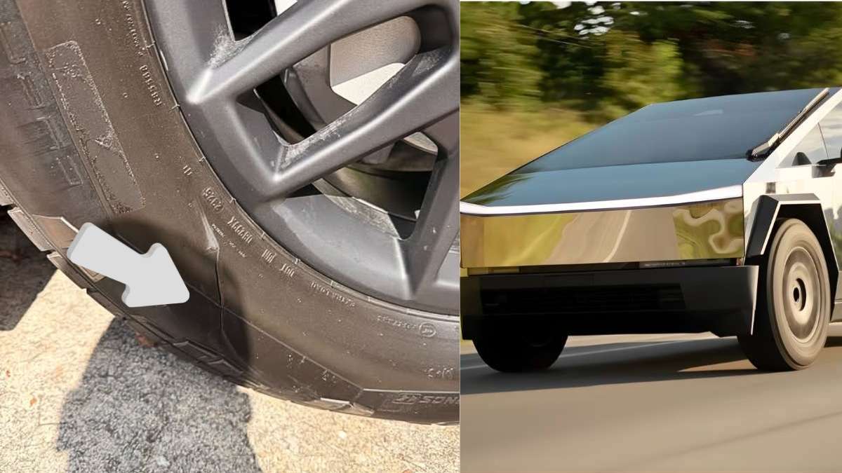 Cybertruck Owner Thinks The Tire Damage on His 171-Mile Truck Is Frustrating, But Others Say He May Have Hit Something