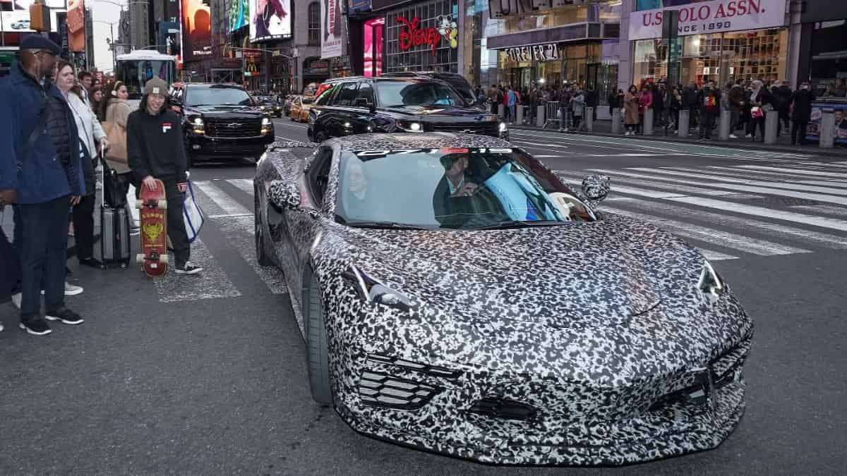 2020 Next Generation C8 Corvette in New York City