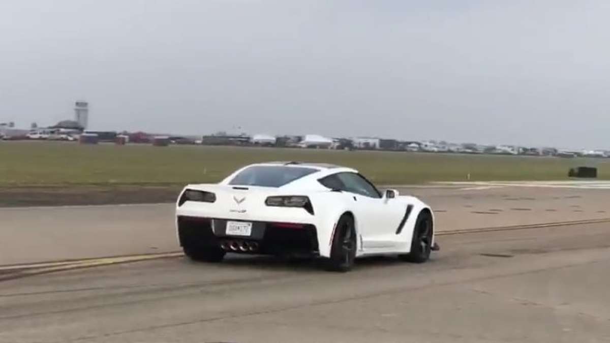 2019 Corvette ZR1 at The Texas Mile