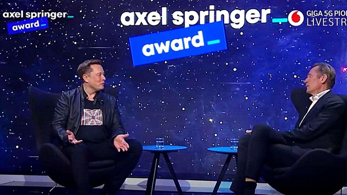 Elon Musk Interview with Mathias Dopfner at Axel Springer Award