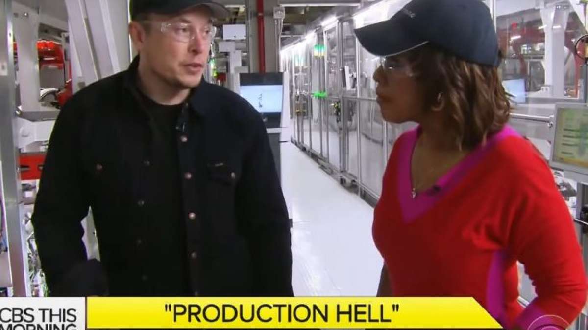 Elon Musk tells CBS he is under stress