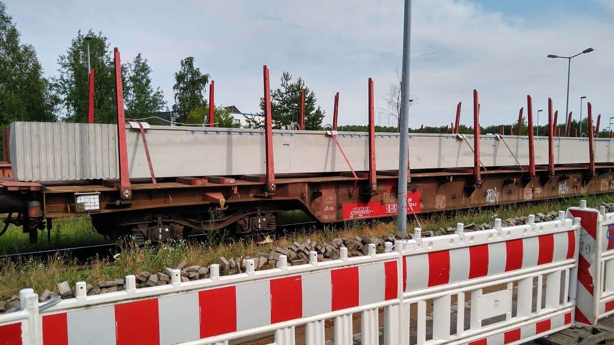 Elon Musk Tweets about Giga Berlin as trains with beams arrive