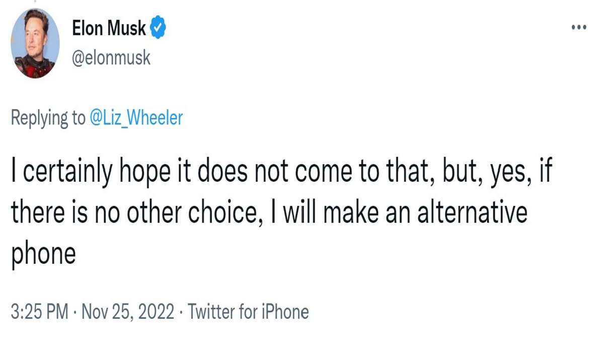 Elon Musk - Will Make a Phone Only as a Last Resort