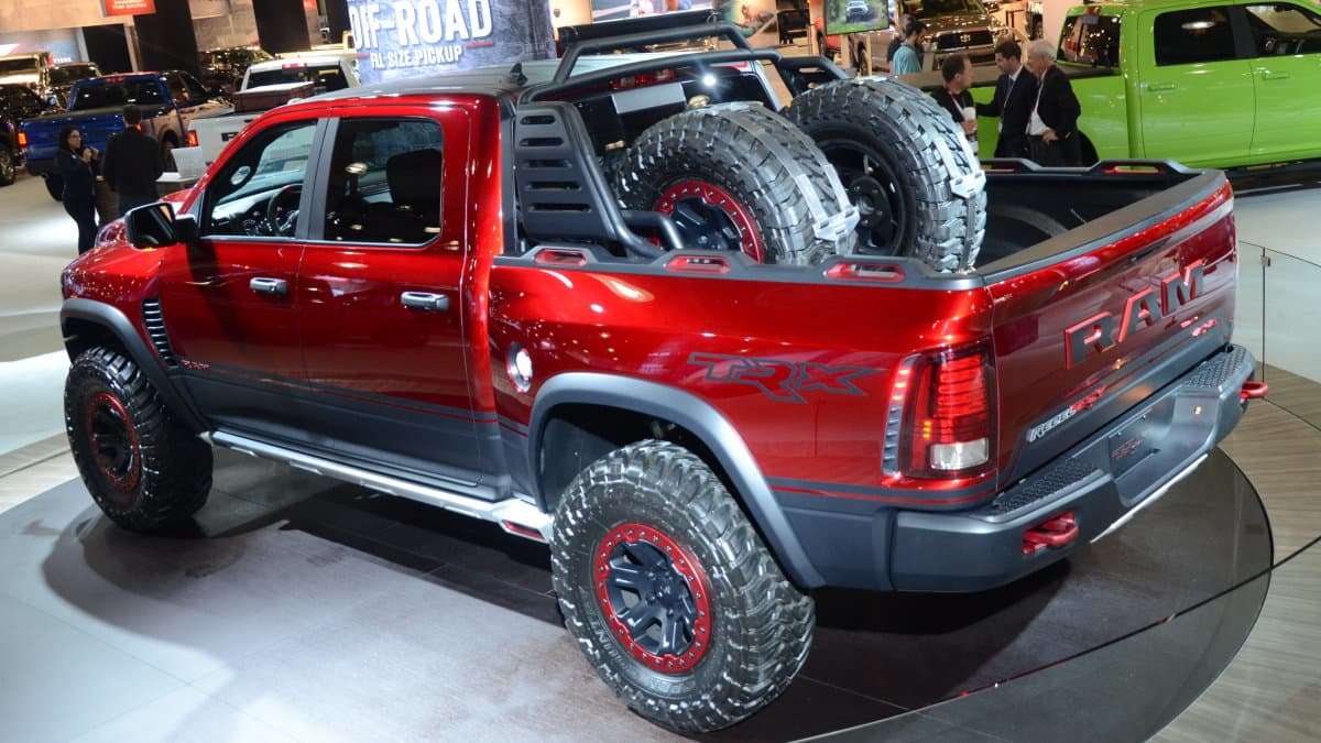 2016 Ram 1500 TRX Rebel Concept in Deep Red