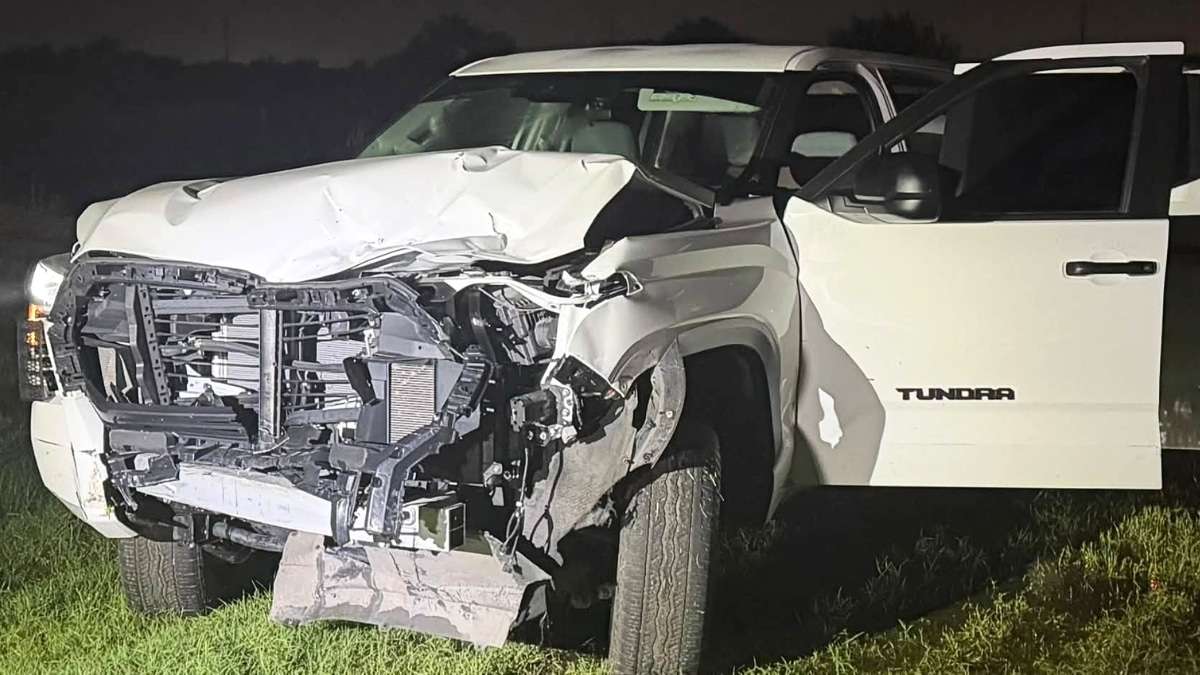 His 2024 Toyota Tundra Was Stolen While He Stopped To Fight a Roadside Fire, The Thief Wrecked The Truck at 108 MPH, But It Still Ran