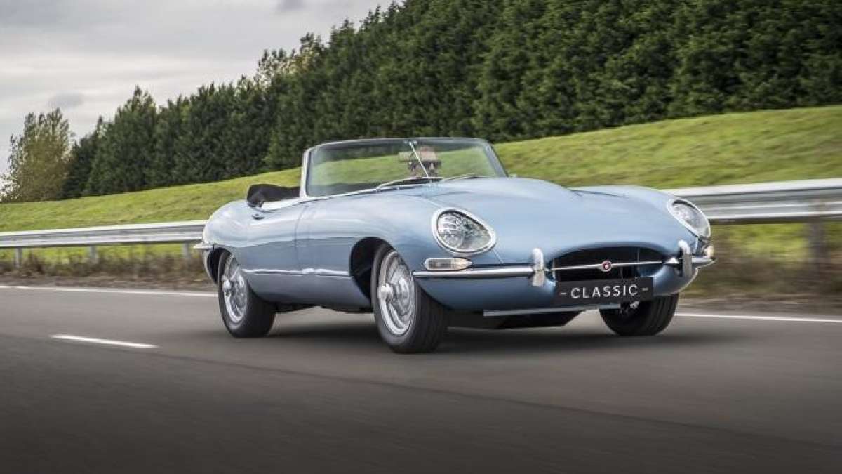 Jaguar E-Type Zero Electric car