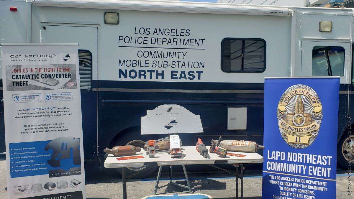LAPD and Cat Security™ supporting the fight against converter theft