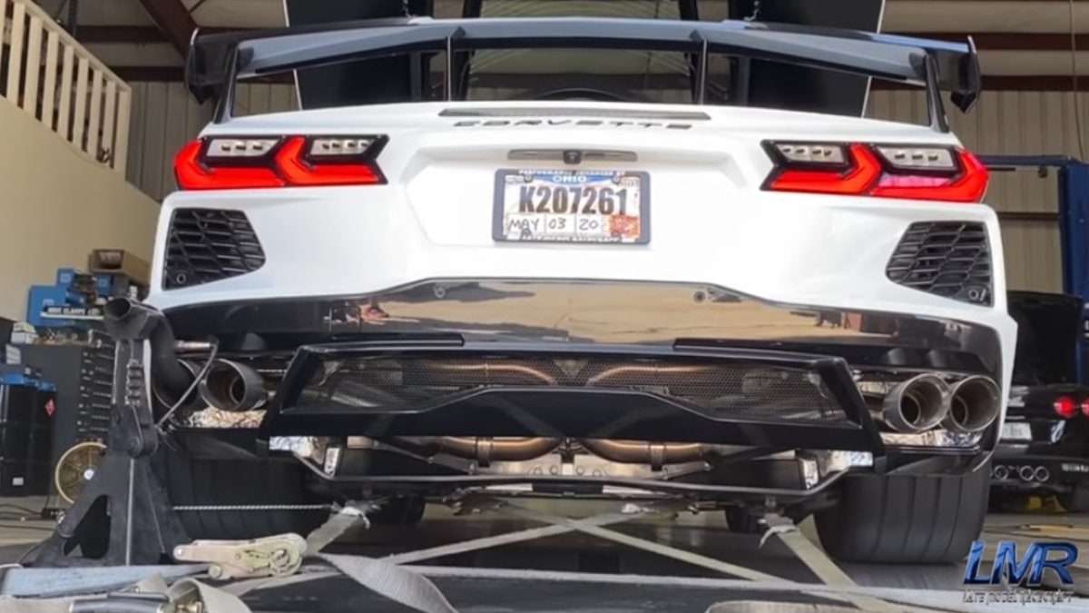 2020 Corvette with Late Model Racecraft Exhaust