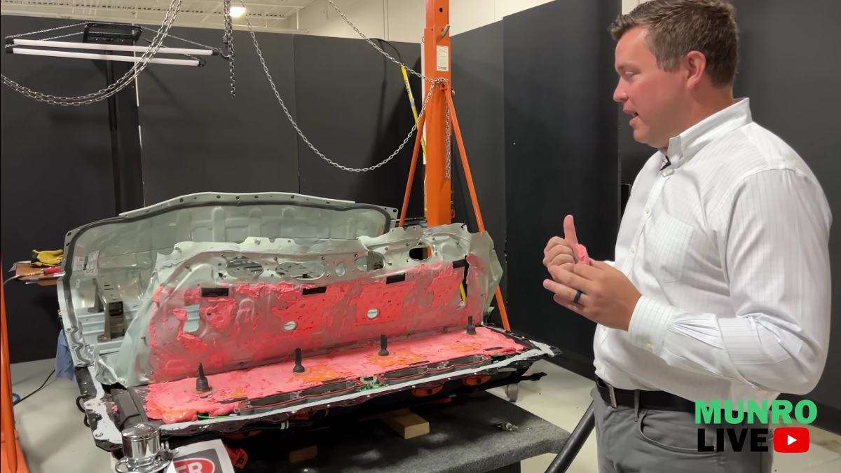 Tesla Model Y battery pack