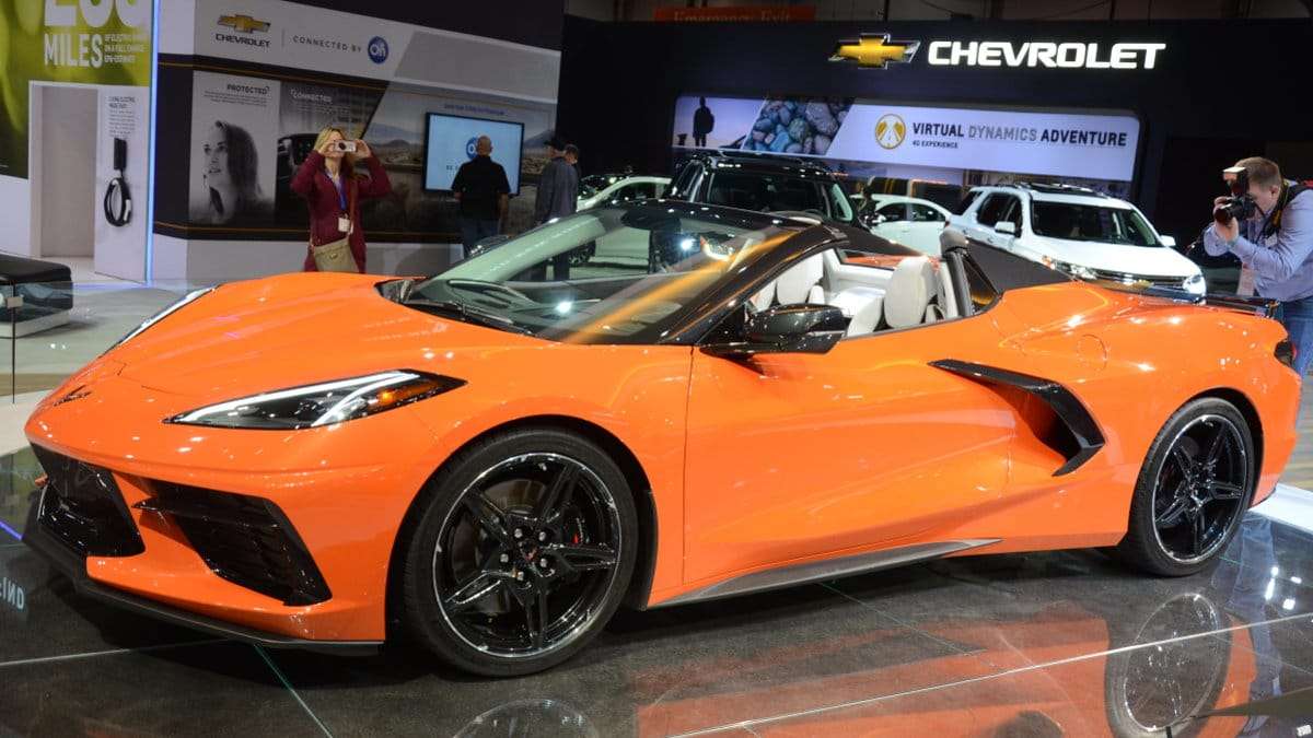 C8 Chevrolet Corvette in Sebring Orange