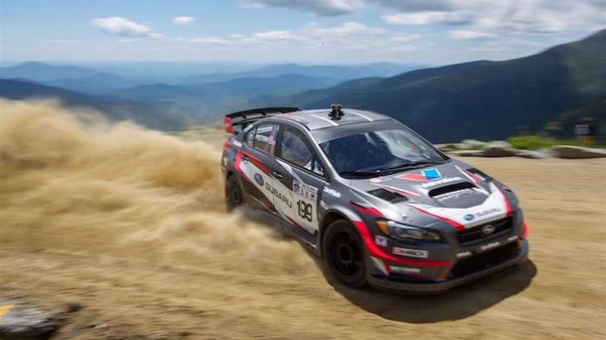 2017 Subaru WRX STI, Mt. Washington Hill Climb, Pastrana shatters record