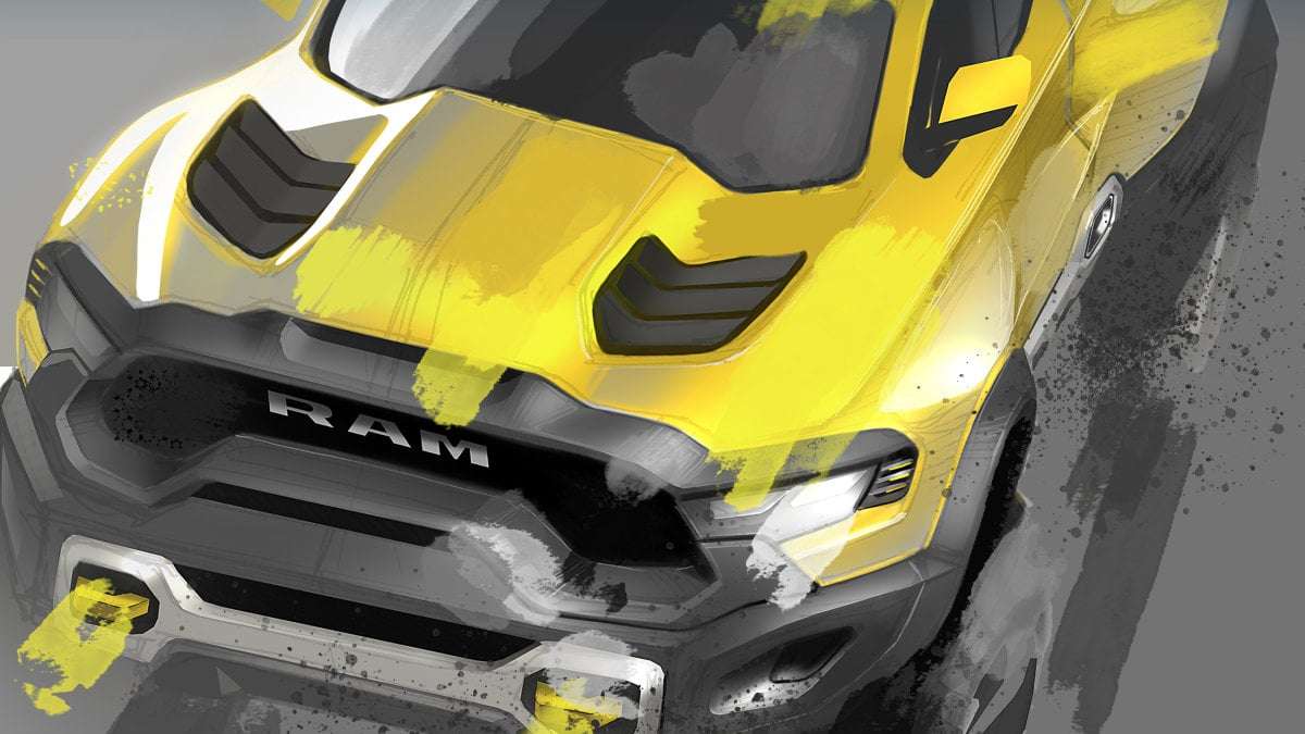 Ram TRX Rebel in Yellow
