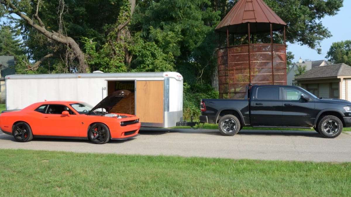 2019 Ram Rebel with the Hellcat Challenger