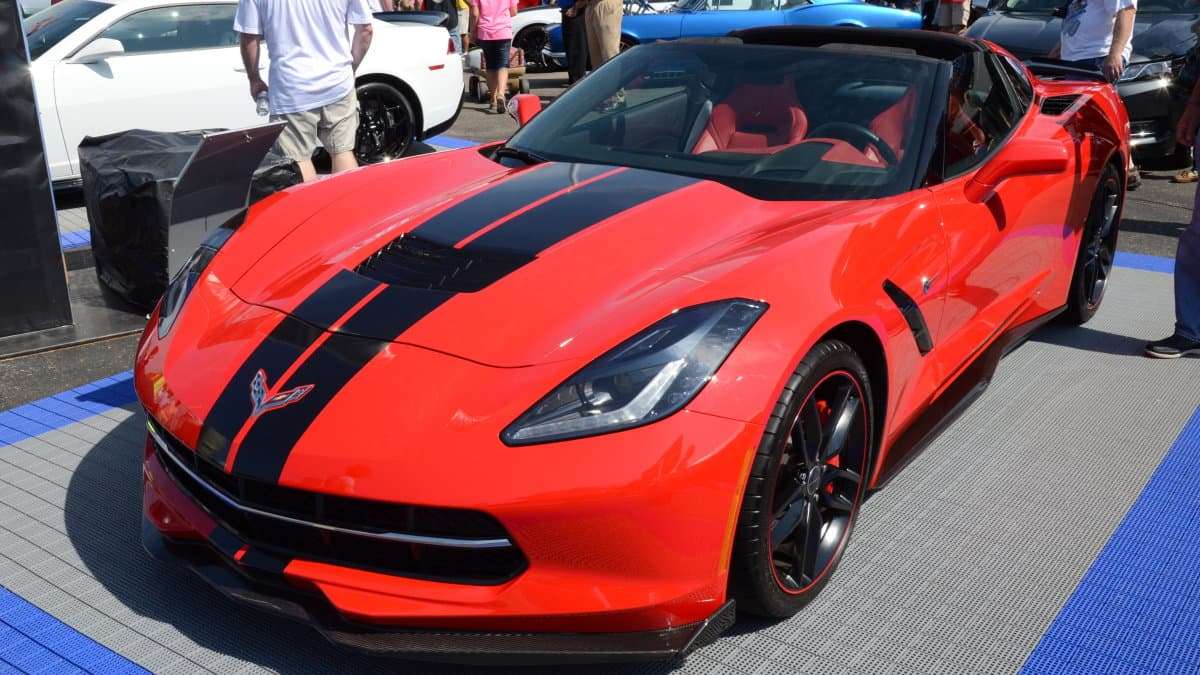 Red C7 Corvette Stingray