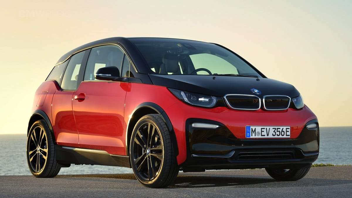 Red color BMW i3