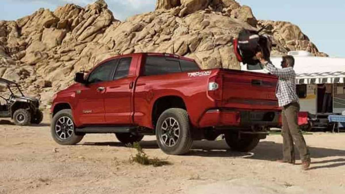 Red Toyota Tundra