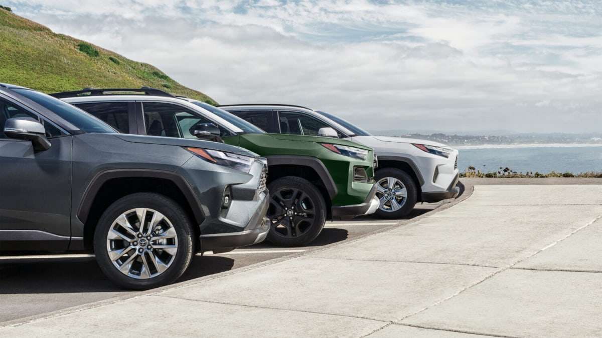 2024 Toyota RAV4 in different trims