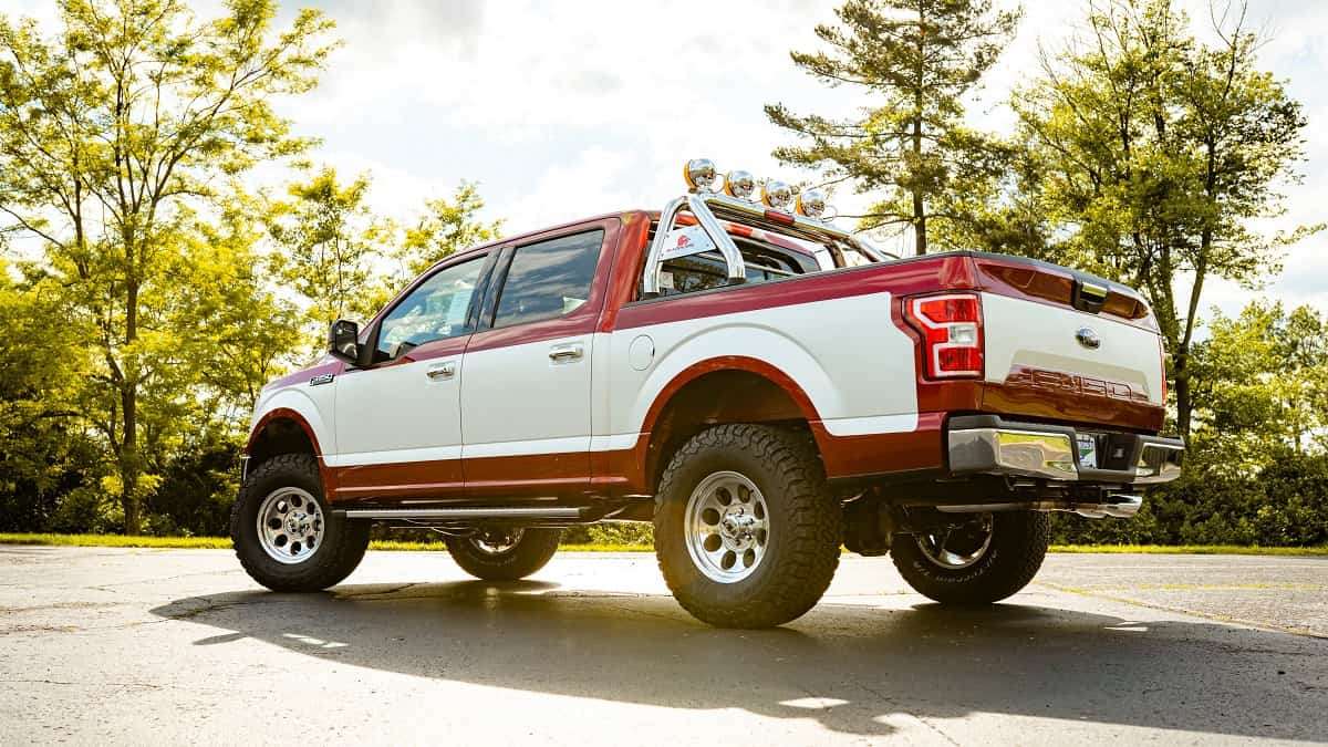 Retro Thrawback Ford F-150 pickup truck