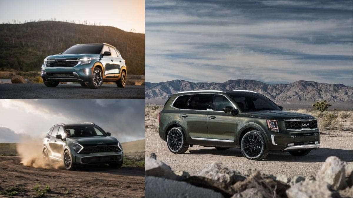 Kia Seltos, Telluride and Sportage
