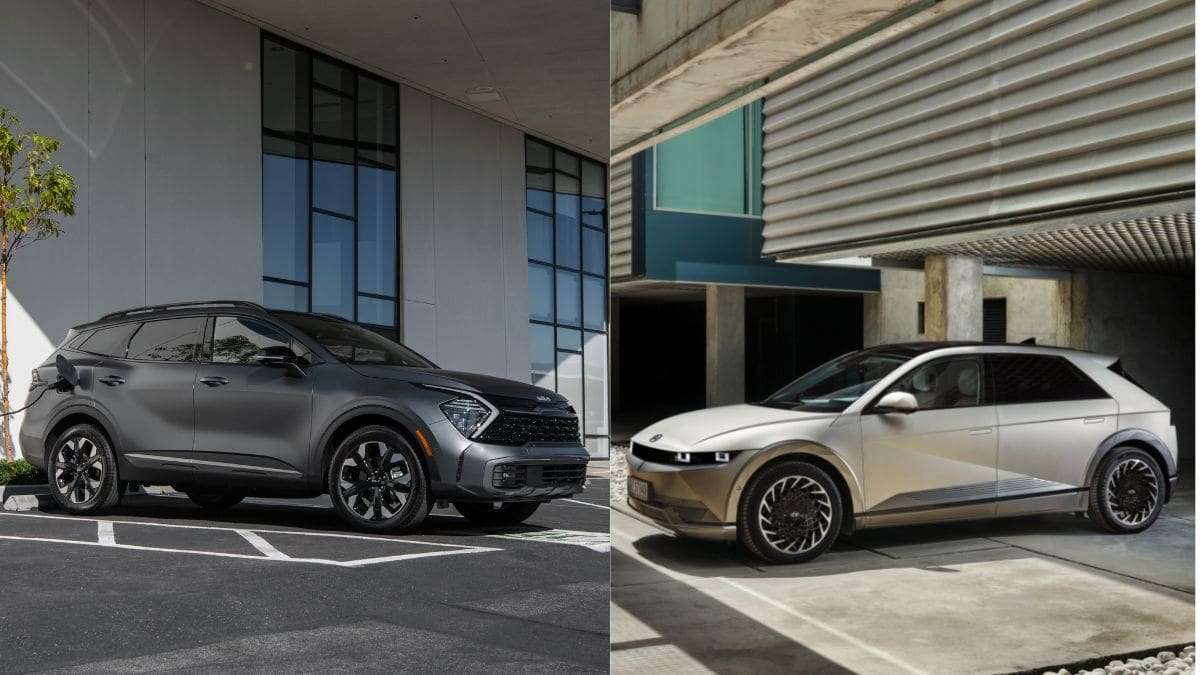 Kia Sportage PHEV and Hyundai Ioniq 5